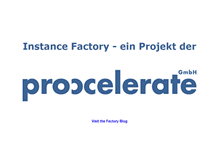 Tablet Screenshot of instance-factory.com